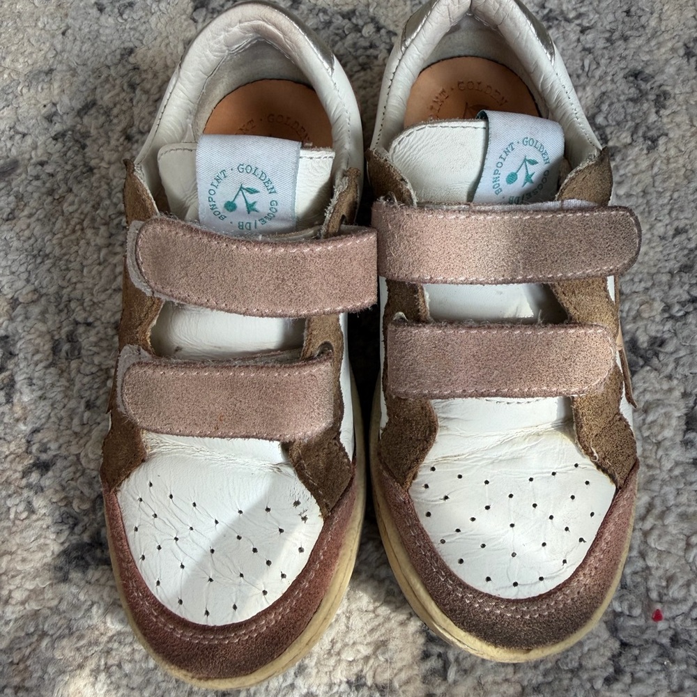 Golden Goose Kids Velcro Sneakers